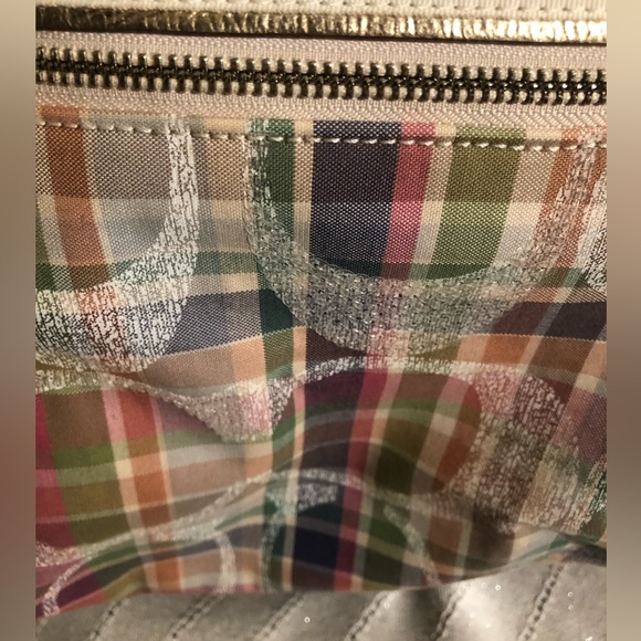 Coach signature satchel with sequin Cs - Picture 2 of 8